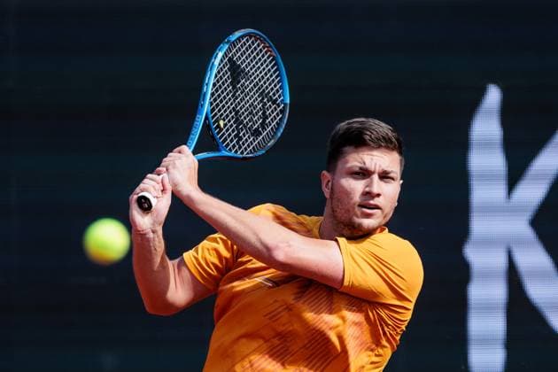 BMW Open München ATP, Tennis Herren 500; 14.04.2025 Miomir Kecmanovic (Serbien) im Match gegen Marcos Giron (USA) BMW Open by Bitpanda München ATP 500: Tag 3, München, MTTC Iphitos am 14.04.2025 Copyright: xBEAUTIFULxSPORTS Wunderlx