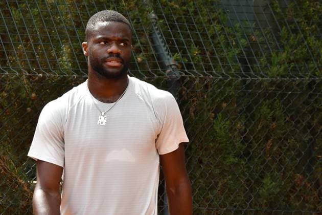 Frances Tiafoe, APRIL14, 2025 - Tennis : Tiafoe during training on the Barcelona Open Banc Sabadell tennis tournament at the Real Club de Tenis de Barcelona in Barcelona, Spain. Copyright: xAndreaxRositox DSC_4698