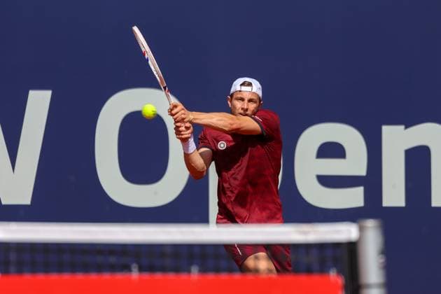 Tallon Griekspoor (Niederlande), GER, BMW Open by Bitpanda, Tallon Griekspoor (Niederlande) vs. Learner Tien (USA), Tennis, ATP, Tennis Herren 500, Herren, 14.04.2025, GER, BMW Open by Bitpanda, Tallon Griekspoor (Niederlande) vs. Learner Tien (USA), Tennis, ATP 500, Herren, 14.04.2025 Muenchen Copyright: xEibner-Pressefoto JennixMaulx EP_JML