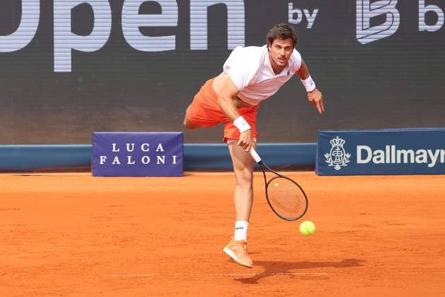 Borna Gojo (CRO) Tennis BMW Open by Bitpanda ATP, Tennis Herren 500 München 14.04.2025 FOTO: Mladen Lackovic LakoPress