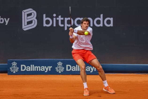 Borna Gojo (Kroatien), GER, BMW Open by Bitpanda, Borna Gojo (Kroatien) vs. Ben Shelton (USA), Tennis, ATP, Tennis Herren 500, Herren, 14.04.2025, GER, BMW Open by Bitpanda, Borna Gojo (Kroatien) vs. Ben Shelton (USA), Tennis, ATP 500, Herren, 14.04.2025 Muenchen Copyright: xEibner-Pressefoto JennixMaulx EP_JML