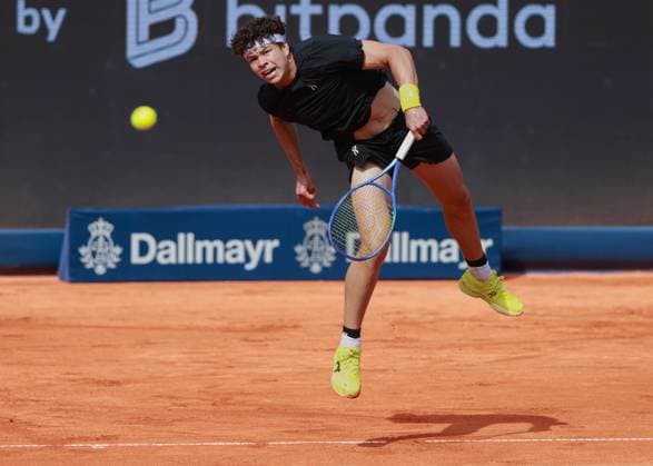 Ben Shelton (USA) Tennis - BMW Open 2025 - ATP, Tennis Herren 500 - MTTC Iphitos - Munich - - Germany - 14 April 2025. Copyright: xJuergenxHasenkopfx