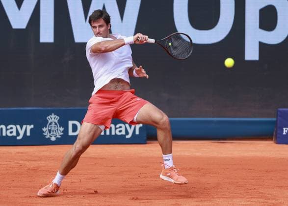 Borna Gojo (CRO) Tennis - BMW Open 2025 - ATP, Tennis Herren 500 - MTTC Iphitos - Munich - - Germany - 14 April 2025. Copyright: xJuergenxHasenkopfx
