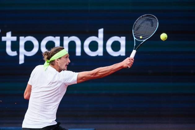 BMW Open München ATP, Tennis Herren 500; 14.04.2025 Alexander Zverev (Deutschland) im Match gegen Alexandre Muller (Frankreich) BMW Open by Bitpanda München ATP 500: Tag 3, München, MTTC Iphitos am 14.04.2025 Copyright: xBEAUTIFULxSPORTS Wunderlx