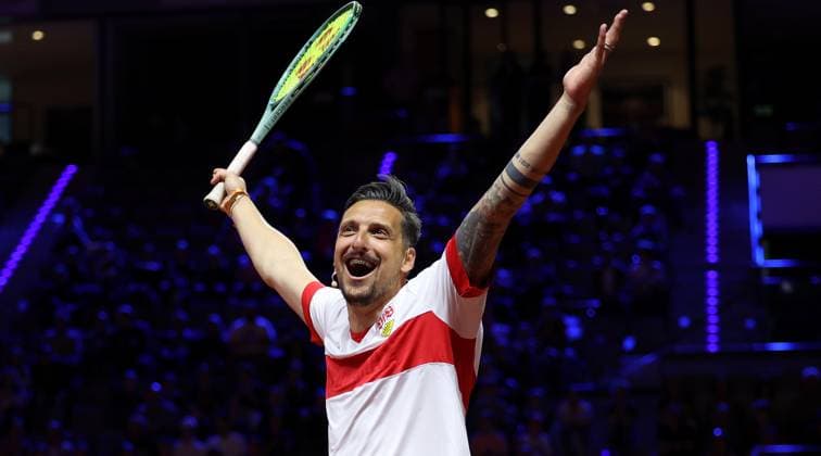 Stuttgart , Porsche Tennis Grand Prix , Doppel-Mixed-Showevent, Zdravko Kuzmanovic