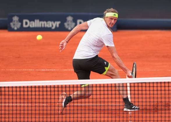 Alexander Zverev (GER) Tennis - BMW Open 2025 - ATP, Tennis Herren 500 - MTTC Iphitos - Munich - - Germany - 14 April 2025. Copyright: xJuergenxHasenkopfx