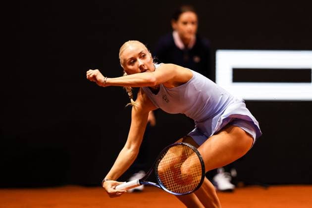 im Bild Anastasia Potapova Anastasia Potapova vs Clara Tauson DEN GER, Porsche Tennis Grand Prix GP Stuttgart 2025, WTA500, 14.04.2025 GER, Porsche Tennis Grand Prix GP Stuttgart 2025, WTA500, 14.04.2025 Stuttgart Copyright: xEibner-Pressefoto RogerxBuerkex EP