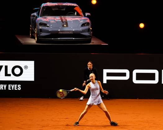 im Bild Anastasia Potapova Anastasia Potapova vs Clara Tauson DEN GER, Porsche Tennis Grand Prix GP Stuttgart 2025, WTA500, 14.04.2025 GER, Porsche Tennis Grand Prix GP Stuttgart 2025, WTA500, 14.04.2025 Stuttgart Copyright: xEibner-Pressefoto RogerxBuerkex EP