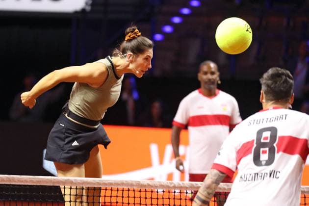 14.04.25 Porsche Tennis Grand Prix Deutschland, Stuttgart, 14.04.2025, Tennis, Porsche Tennis Grand Prix 2025 Stuttgart: Andrea Petkovic.