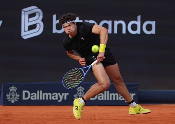 14.04.2025, BMW Open MTTC Iphitos ATP, Tennis Herren Tour 500, Muenchen, Tennis, im Bild: Ben Shelton (USA)