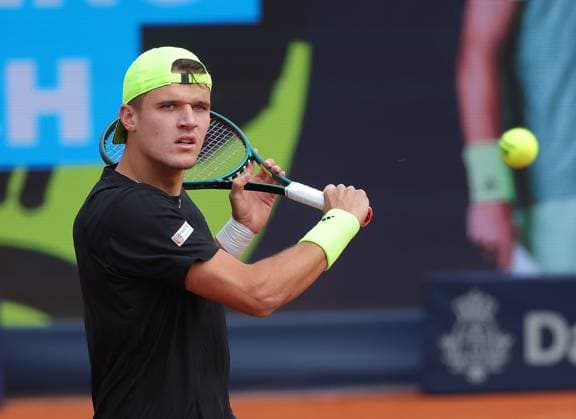 15.04.2025, BMW Open MTTC Iphitos ATP, Tennis Herren Tour 500, Muenchen, Tennis, im Bild: Jakub Nensik (CZE)
