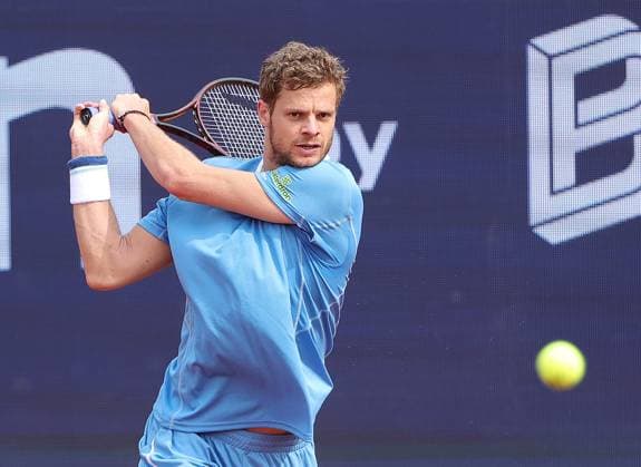15.04.2025, BMW Open MTTC Iphitos ATP, Tennis Herren Tour 500, Muenchen, Tennis, im Bild: Yannick Hanfmann (GER)