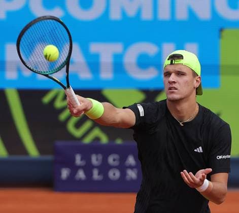 15.04.2025, BMW Open MTTC Iphitos ATP, Tennis Herren Tour 500, Muenchen, Tennis, im Bild: Jakub Nensik (CZE)