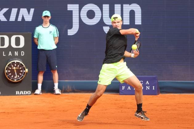 Jakub Mensik (CZE) Tennis BMW Open by Bitpanda ATP, Tennis Herren 500 München 15.04.2025 FOTO: Mladen Lackovic LakoPress