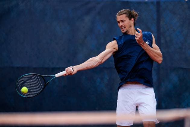 BMW Open München ATP, Tennis Herren 500; 15.04.2025 Alexander Zverev (Deutschland) Training, trainiert BMW Open by Bitpanda München ATP 500: Tag 4, München, MTTC Iphitos am 15.04.2025 Copyright: xBEAUTIFULxSPORTS Wunderlx