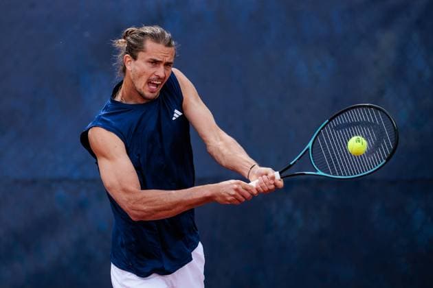 BMW Open München ATP, Tennis Herren 500; 15.04.2025 Alexander Zverev (Deutschland) Training, trainiert BMW Open by Bitpanda München ATP 500: Tag 4, München, MTTC Iphitos am 15.04.2025 Copyright: xBEAUTIFULxSPORTS Wunderlx