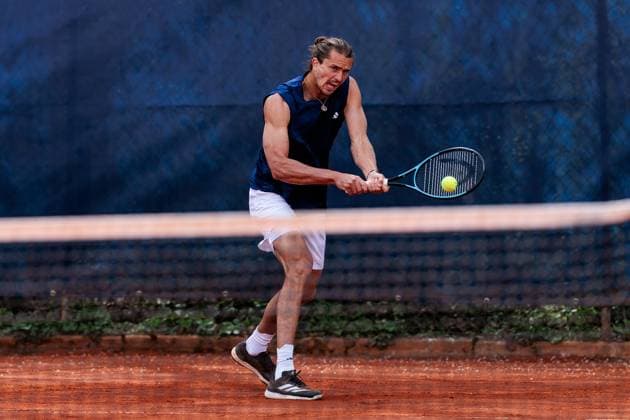BMW Open München ATP, Tennis Herren 500; 15.04.2025 Alexander Zverev (Deutschland) Training, trainiert BMW Open by Bitpanda München ATP 500: Tag 4, München, MTTC Iphitos am 15.04.2025 Copyright: xBEAUTIFULxSPORTS Wunderlx