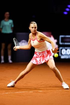 im Bild Dayana YASTREMSKA UKR Jelena OSTAPENKO LAT vs Dayana YASTREMSKA UKR GER, Porsche Tennis Grand Prix GP Stuttgart 2025, WTA500, 15.04.2025 GER, Porsche Tennis Grand Prix GP Stuttgart 2025, WTA500, 15.04.2025 Stuttgart Copyright: xEibner-Pressefoto RogerxBuerkex EP
