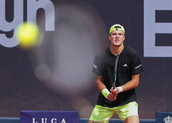 Jakub Mensink (CZE) Tennis - BMW Open 2025 - ATP, Tennis Herren 500 - MTTC Iphitos - Munich - - Germany - 15 April 2025. Copyright: xJuergenxHasenkopfx
