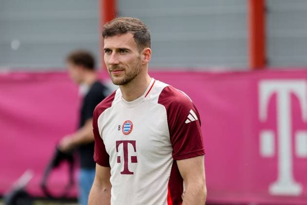 Leon Goretzka (FC Bayern Muenchen, 08), GER, Abschlusstraining, FC Bayern Muenchen, Fussball, UEFA Champions League, Viertelfinale Rueckspiel, Saison 2024 2025, 15.04.2025, GER, Abschlusstraining, FC Bayern Muenchen, Fussball, UEFA Champions League, Viertelfinale Rueckspiel, Saison 2024 2025, 15.04.2025 Muenchen Copyright: xEibner-Pressefoto JennixMaulx EP_JML