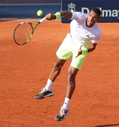 15.04.2025, BMW Open MTTC Iphitos ATP, Tennis Herren Tour 500, Muenchen, Tennis, im Bild: Felix Auger Aliassime (CAN)