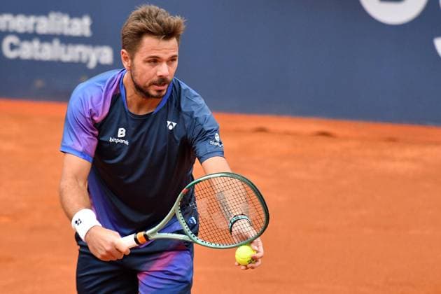 TENNIS - Internazionali di Tennis - Barcelona Open 2025 Stan Wrawrinka during of the Barcelona Open Banc Sabadell at Real Club De Tenis Barcelona, Spain Barcelona Spain  Copyright: xIPAxSport ABACAx