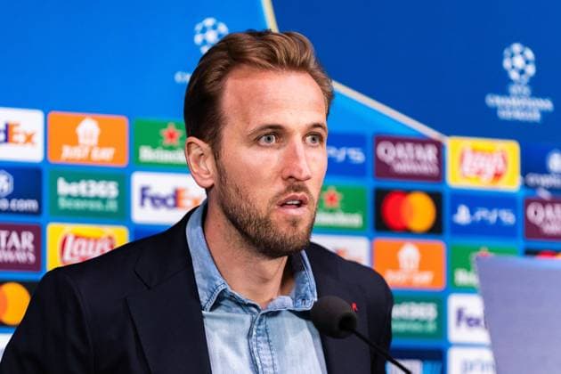 15.04.2025, Pressekonferenz mit Vincent Kompany und Harry Kane, Inter Mailand vs. FC Bayern München, UEFA Champions League, Viertelfinale-Rückspiel Copyright: xBahhoxKarax