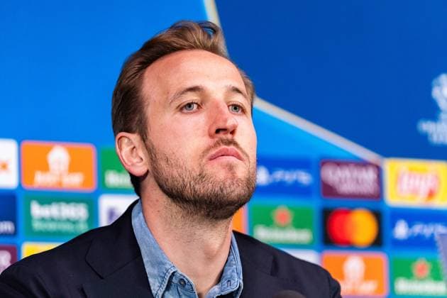15.04.2025, Pressekonferenz mit Vincent Kompany und Harry Kane, Inter Mailand vs. FC Bayern München, UEFA Champions League, Viertelfinale-Rückspiel Copyright: xBahhoxKarax