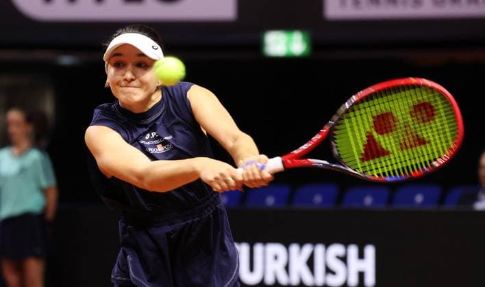Stuttgart , Porsche Tennis Grand Prix , Eva Lys ( GER )