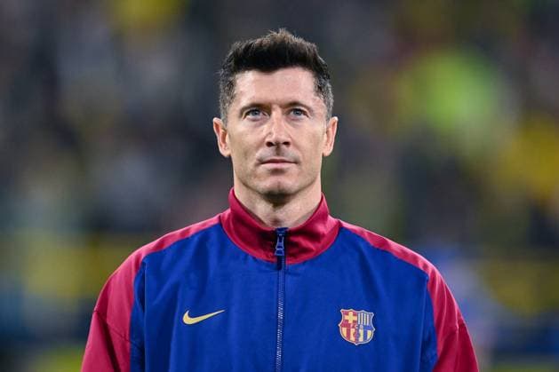 15.04.2025, Fussball, Champions League, Viertelfinale, Saison 2024 2025, Borussia Dortmund - FC Barcelona, Barca Robert Lewandowski (FC Barcelona) xRHR-FOTO TKx Copyright: RHR-FOTOx RHR-FOTO TK