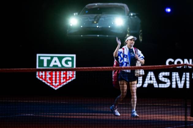 Eva Lys (Deutschland) im Bild enttaeuscht ueber die Niederlage, Eva Lys (Deutschland) vs Jasmine Paolini (Italien), Runde 1, GER, Porsche Tennis Grand Prix GP Stuttgart 2025, WTA500, 15.04.2025 GER, Porsche Tennis Grand Prix GP Stuttgart 2025, WTA500, 15.04.2025 Stuttgart Copyright: xEibner-Pressefoto Memmlerx EP_MMR