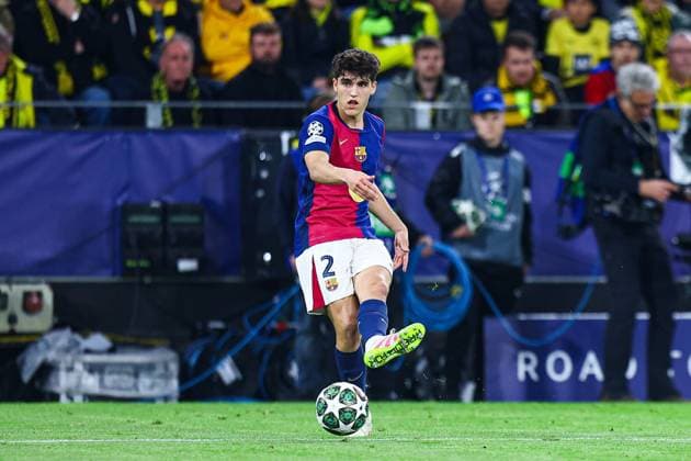 2025.04.15 Dortmund pilka nozna UEFA Liga Mistrzow sezon 2024 2025 Borussia Dortmund - FC Barcelona, Barca N z Pau Cubarsi Foto Pawel Andrachiewicz PressFocus 2025.04.15 Dortmund Football - UEFA Champions League season 2024 2025 Borussia Dortmund - FC Barcelona Pau Cubarsi Credit: Pawel Andrachiewicz PressFocus NEWSPIX.PL --- newspix.pl POLAND OUT! 