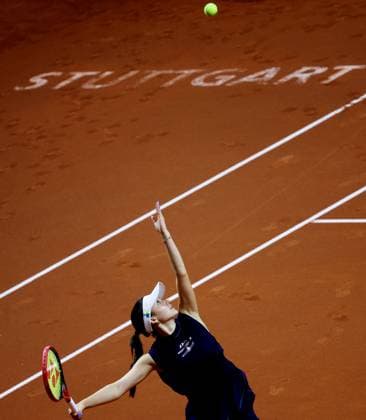 Stuttgart , Porsche Tennis Grand Prix , Eva Lsy ( GER )