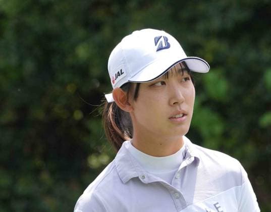 April 15, 2025: LPGA, Golf Damen - SAKI BABA, professional golfer from Tokyo Japan at the JM Eagle LA Championship 2025, El Caballero Country Club, Tarzana, CA, USA, April 15, 2025...Credit Image cr ZUMA Press - ZUMAmt3_ 20250415_zaf_mt3_011 Copyright: xScottxMitchellx