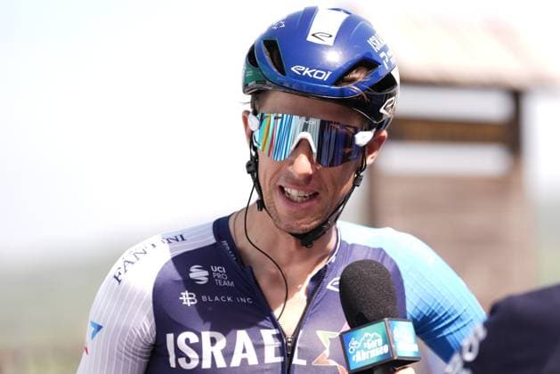 Ryder teal Solution Tech Vini Fantini during the Giro d™Abruzzo, stage from Tocco da Casauria to Penne (138 km) - Abruzzo - Wednesday, April 16, 2025. - cycling .  Copyright: xMassimoxPaolonex xLaPressex
