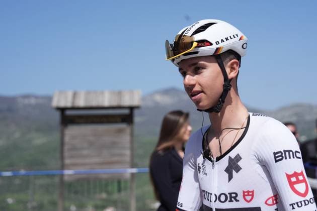 Ryder team Tudor Pro Cycling Team during the Giro d™Abruzzo, stage from Tocco da Casauria to Penne (138 km) - Abruzzo - Wednesday, April 16, 2025. - cycling .  Copyright: xGiovannixAulettax