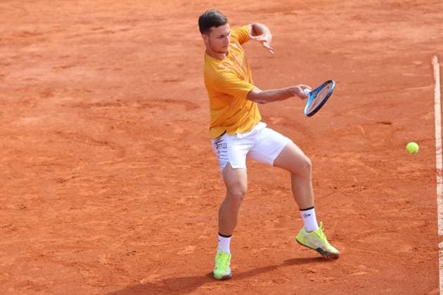 Miomir Kecmanovic (SRB) spielt gegen Luciano Darderi Tennis BMW Open by Bitpanda ATP, Tennis Herren 500 München 16.04.2025 FOTO: Mladen Lackovic LakoPress