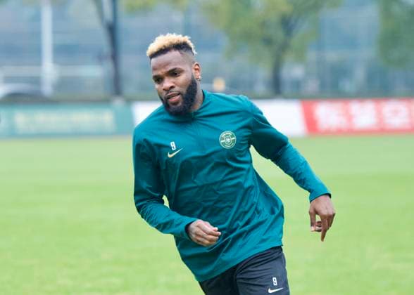 HANGZHOU, CHIN - FEBRUARY 21: Former FC Cincinnati forward Aaron Boupendza attends a training session on February 21, 2025 in Hangzhou, Zhejiang Province of China. Aaron Boupendza was signed to play for Zhejiang in the Chinese Super League in 2025. He has died after falling from the eleventh-floor of his apartment building.  Copyright: xChinaxNewsxServicex 111550093369
