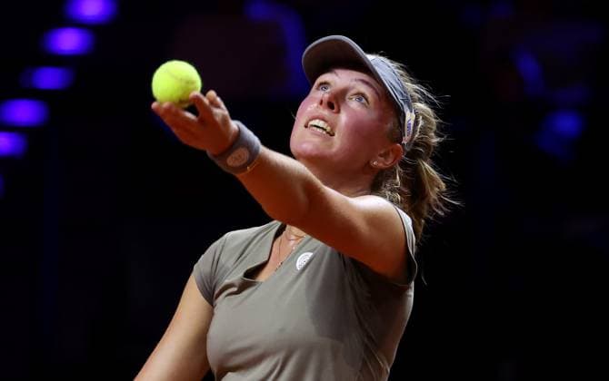 Stuttgart , Porsche Tennis Grand Prix , Magdalena Frech (POL)