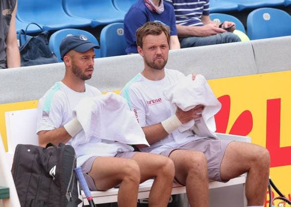 Kevin Krawietz, Tim Puetz (Kappe), Herren Doppel, Men s Doubles Tennis - BMW Open 2025 - ATP, Tennis Herren 500 - MTTC Iphitos - Munich - - Germany - 16 April 2025. Copyright: xJuergenxHasenkopfx