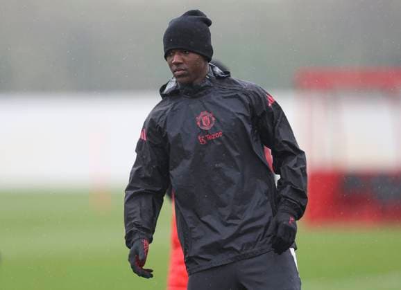 Manchester United, ManU FC Training Kobbie Mainoo of Manchester United during the Manchester United FC Training ahead of the Europa League Quarter-Final 2nd leg, at Carrington Training Centre, Manchester, England, United Kingdom on 16 April 2025 Credit: Jake Kirkman Every Second Media Editorial use only. All images are copyright Every Second Media Limited. No images may be reproduced without prior permission. Copyright: xIMAGO EveryxSecondxMediax ESM-1422-0036 JakexKirkmanx xEveryxSecondxMediax