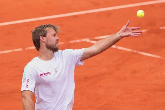 Kevin Krawietz, Tim Puetz (Kappe), Herren Doppel, Men s Doubles Tennis - BMW Open 2025 - ATP, Tennis Herren 500 - MTTC Iphitos - Munich - - Germany - 16 April 2025. Copyright: xJuergenxHasenkopfx