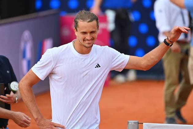 Sport Bilder des Tages Alexander ZVEREV (GER), Jubel,Freude,Begeisterung, Aktion,Einzelbild,angeschnittenes Einzelmotiv,Halbfigur,halbe Figur. Tennis BMW Open 2025 vom 12.04.-20.04. 2025 Â
