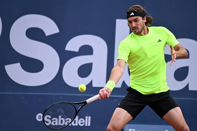 Stefanos Tsitsipas during of the Barcelona Open Banc Sabadell at Real Club De Tenis Barcelona, Spain  Copyright: xAndreaxRosito IPAxSportx xipa-agency.netx xx IPA_56567600 IPA_Agency_IPA56567600