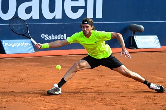 Stefanos Tsitsipas during of the Barcelona Open Banc Sabadell at Real Club De Tenis Barcelona, Spain  Copyright: xAndreaxRosito IPAxSportx xipa-agency.netx xx IPA_56567667 IPA_Agency_IPA56567667