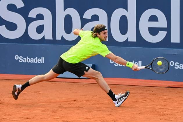 Stefanos Tsitsipas during of the Barcelona Open Banc Sabadell at Real Club De Tenis Barcelona, Spain  Copyright: xAndreaxRosito IPAxSportx xipa-agency.netx xx IPA_56567780 IPA_Agency_IPA56567780