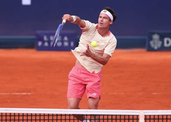 Daniel Altmaier (GER) Tennis - BMW Open 2025 - ATP, Tennis Herren 500 - MTTC Iphitos - Munich - - Germany - 16 April 2025. Copyright: xJuergenxHasenkopfx