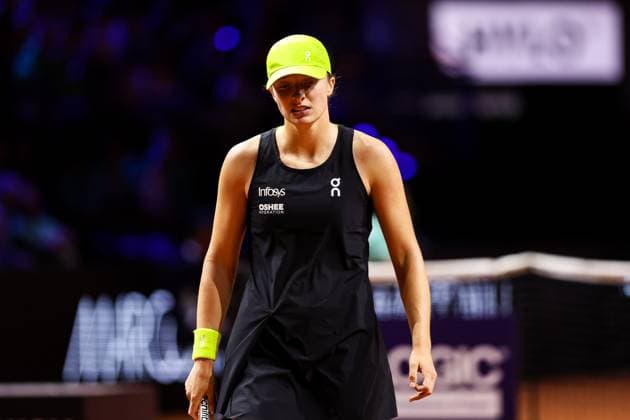 im Bild Iga Swiatek Jana Fett CRO vs Iga Swiatek POL GER, Porsche Tennis Grand Prix GP Stuttgart 2025, WTA500, 16.04.2025 GER, Porsche Tennis Grand Prix GP Stuttgart 2025, WTA500, 16.04.2025 Stuttgart Copyright: xEibner-Pressefoto RogerxBuerkex EP