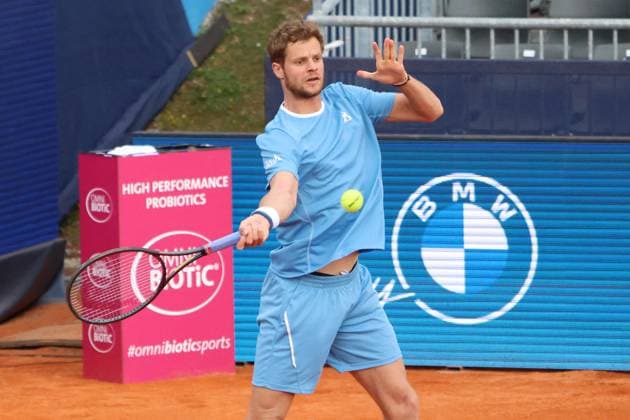 Yannick Hanfmann (GER) Tennis BMW Open by Bitpanda ATP, Tennis Herren 500 München 16.04.2025 FOTO: Mladen Lackovic LakoPress