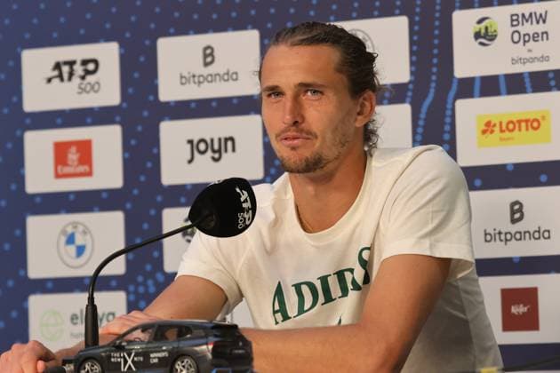 Alexander Zverev (GER) Pressekonferenz, Portraet, Portrait, Tennis BMW Open by Bitpanda ATP, Tennis Herren 500 München 16.04.2025 FOTO: Mladen Lackovic LakoPress